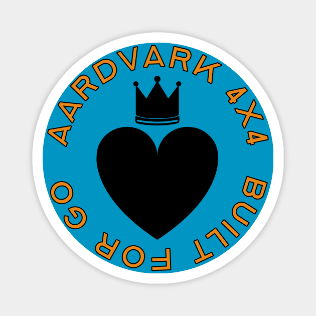 AARDVARK4x4 - HEART AND CROWN Magnet by AARDVARK 4X4